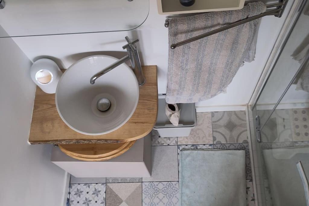 La Maisonnette Bleue, Eco-Logis Equipe De Toilettes Seches ロスハイム エクステリア 写真