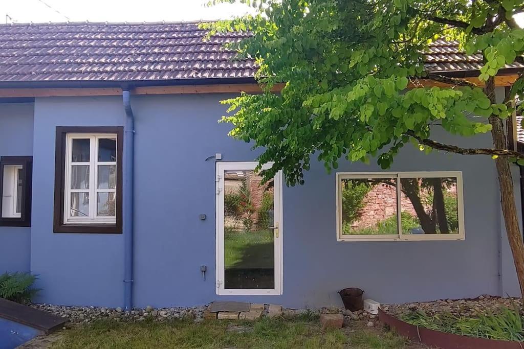 La Maisonnette Bleue, Eco-Logis Equipe De Toilettes Seches ロスハイム エクステリア 写真